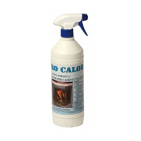 Maniver Vetro Calor - Detergente Vetri per la Pulizia di Caminetti e Stufe, 1 lt