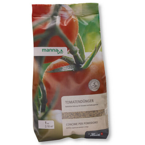 Manna Bio Tomatendünger 1 kg Gemüsedünger Biodünger Naturdünger Ökodünger