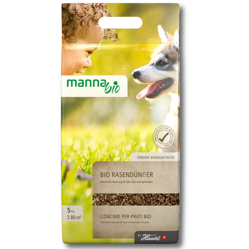 Engrais organique pour pelouse 5 kg engrais, engrais organique, engrais écologique, engrais naturel, activateur de sol - Manna