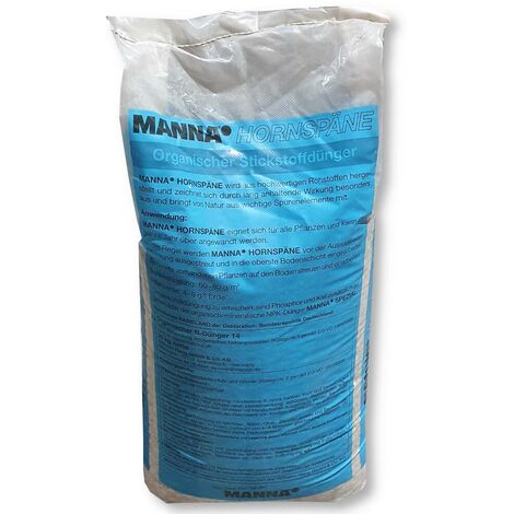 Manna Hornspäne 25 kg Langzeit Universaldünger Gemüsedünger Blumendünger