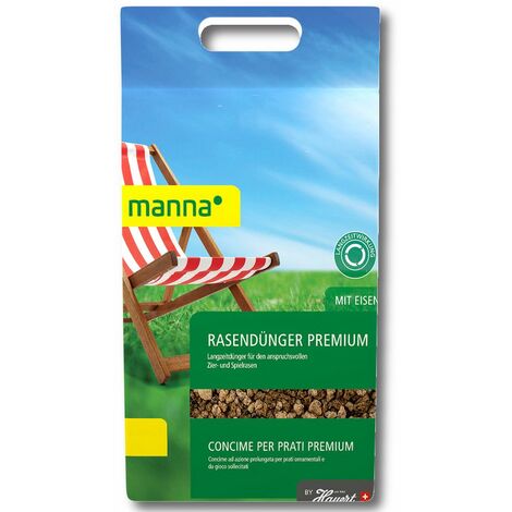 Manna Premium Rasendünger 2 kg Langzeitdünger Startdünger Sommerdünger Herbst
