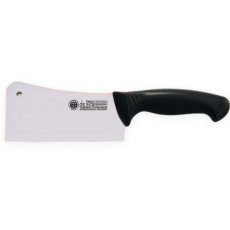Mannaia con lama in acciaio inox temperato spessore 5 mm manico ergonomico antiscivolo in polipropilene - 18 cm
