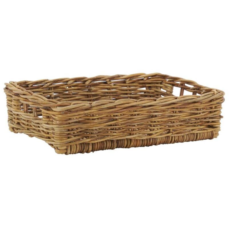 Manne en poelet marron 40 x 28 x 10 cm