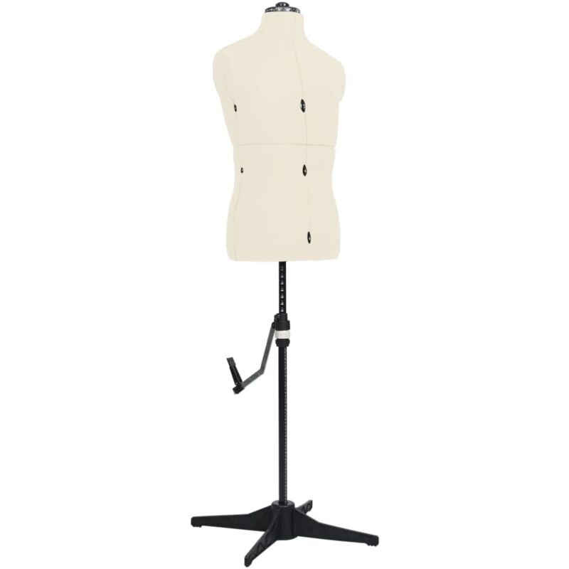 Mannequin de couture ajustable pour homme Crème Taille 37-45 CFW65530