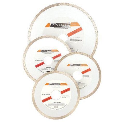 MANNESMANN 1244-115 DISQUE DE COUPE DIAMANT CONTINU 115 MM DE DIAMÈTRE