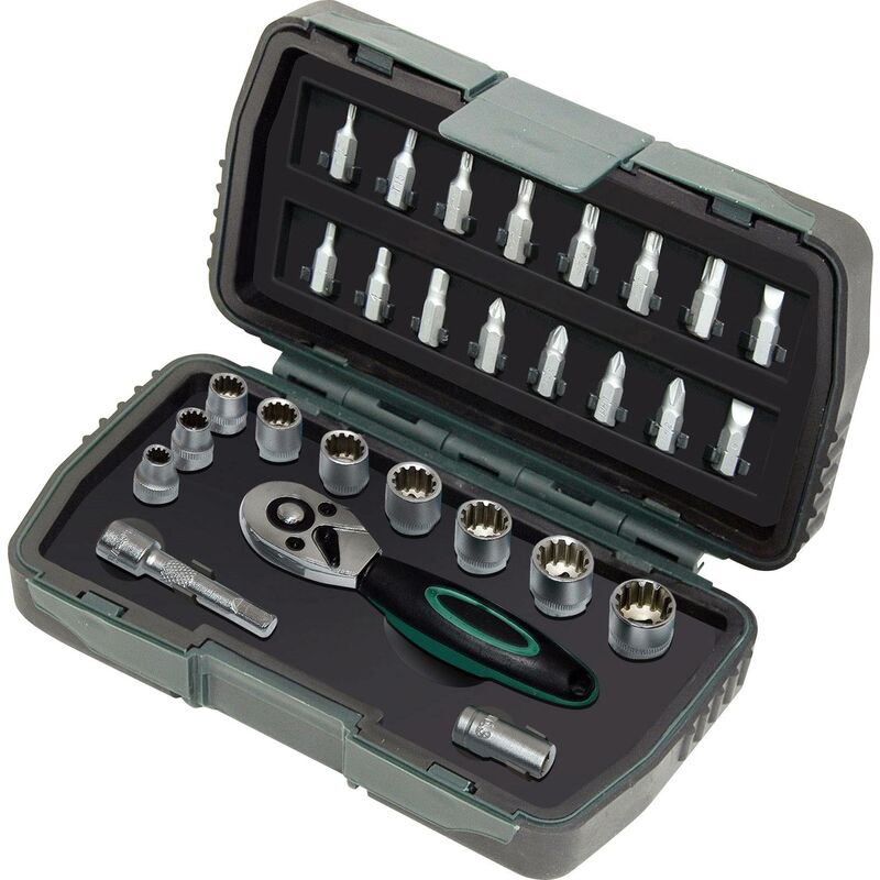 Brüder Mannesmann - Jeu de clés à douille 28 pièces M29185 Q260782