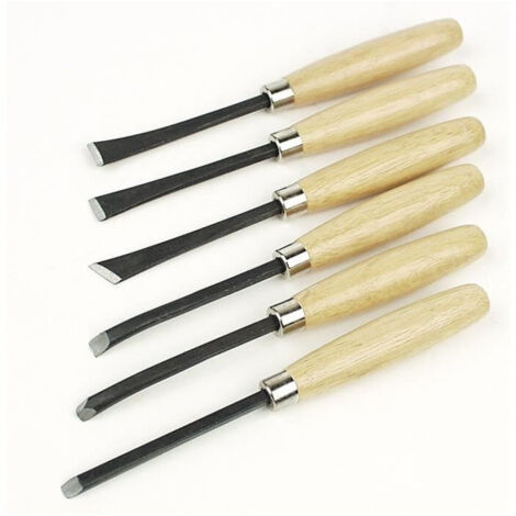 MANNESMANN Jeu de 6 outils de sculpteur a bois