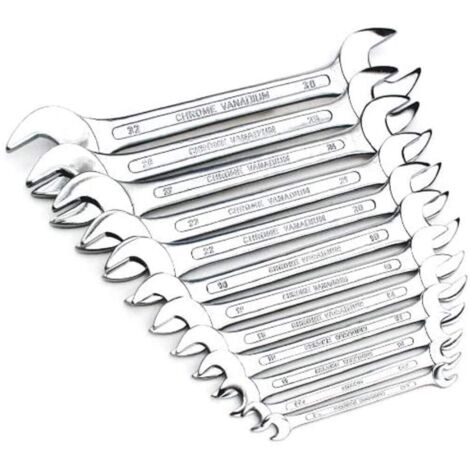 Mannesmann - M 110-08 – Set di chiavi inglesi, 12 pz., 6-32 mm, CV
