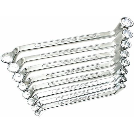 Mannesmann - M 140-08 – Set chiavi ad anello, 8 pz., 6-22 mm, CV
