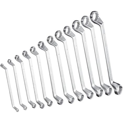 Mannesmann - M 140-12 – Set chiavi ad anello, 12 pz., 6-32 mm, CV