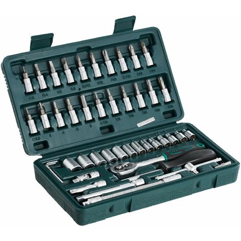 Mannesmann - M 2040 – Set chiavi a tubo 1/4, 46 pz.