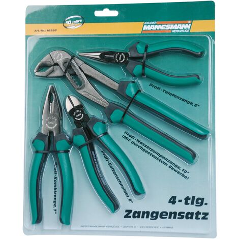 Mannesmann M10997 - Set di 4 pinze
