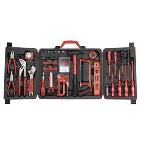Mannesmann - M29065 - Assortimento di attrezzi per uso domestico in valigetta richiudibile