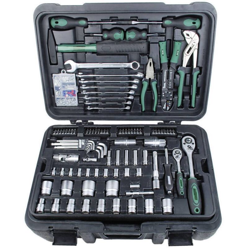 Mallette à outils équipée Brüder Mannesmann M29070 pour les bricoleurs 122 pièces (l x h x p) 360 x 240 x 530 mm