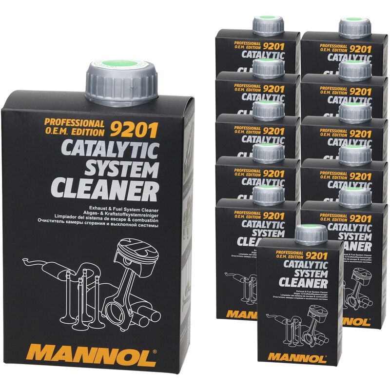 Image of Mannol 9201 Detergente per sistemi catalitici 12 x 500 ml, Detergente per sistemi di scarico e carburante, Detergente per sistemi catalitici,