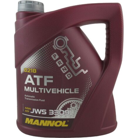 MANNOL ATF MULTIVEHICULE JWS 3309 DEXRON II IIIF MB 236.1 HUILE ROUGE 4L