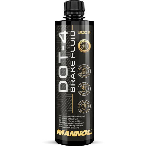 MANNOL - Liquide de frein DOT 4 3002 - bidon de 450 ml - MN3002-045 - Ce produit de marque MANNOL est neuf.