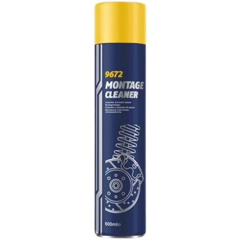 MANNOL - Nettoyant dégraissant sec freins et embrayage - Montage Cleaner 9672 - aérosol de 600 ml - 9672