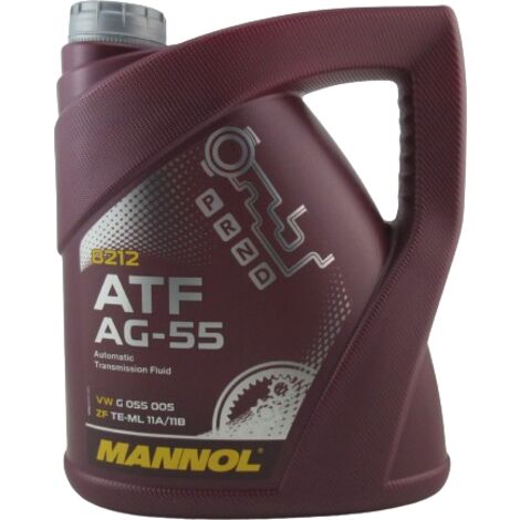 MANNOL OIL ATF AG-55 VW G055005 ZF TE-ML11A TE-ML11B JAUNE 4L