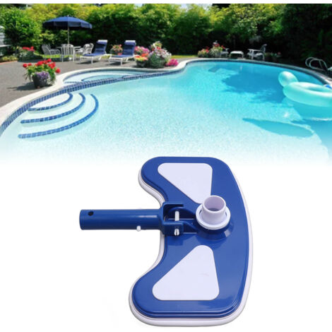 [Mano limpiadora de piscinas] Mango ergonómico de plástico ABS, accesorio de succión eficiente para la limpieza de piscinas y parques acuáticos.