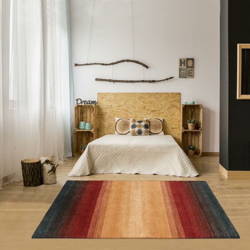 

Momsy Momsy Alfombra en lana roja - Orange