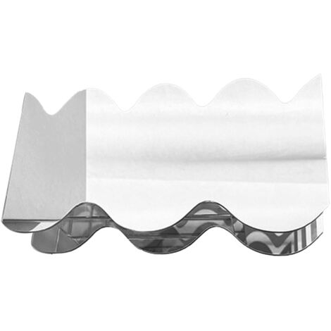 Mano 'Wave' Dekorative Vase - Moderne, einzigartige Acrylvase in Wellenform für Büro, Wohnzimmer, Tisch (250 g)