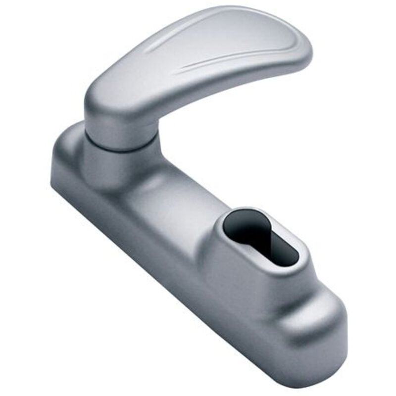 Béquille à cylindre Oltre 8572A finition gris ral 9006 satiné Fapim