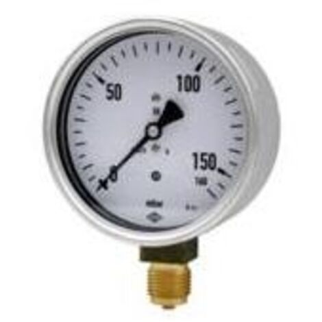Manom. à capsule Fig.2629 100 mm Dm. 0-100 mbar Raccord en bas Version standard. 20000520001