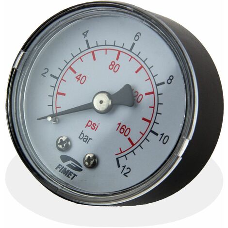 Profi Manometer 0-10 bar 1/4" AG Ø 50mm Druckmanometer Vakummeter für Kompressor 