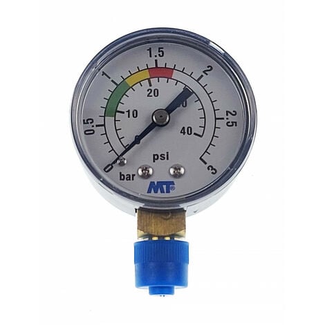 Senkrecht Manometer Druck Klasse Druckkessel Hauswasserwerk 2.5 G1/4" 