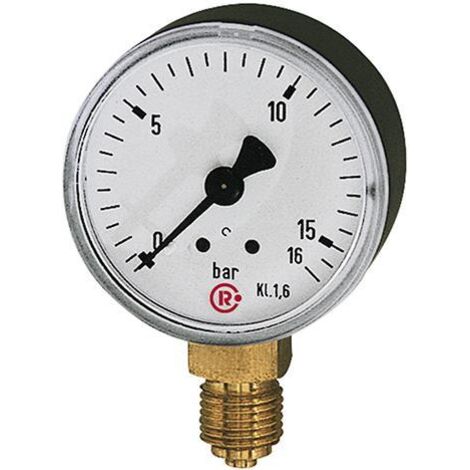 Manometer stehend 40mm 0-10bar G1/8 RIEGLER