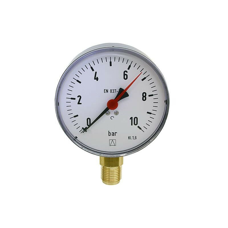 Manometre -1/+15 bar 100mmÝ G1/2