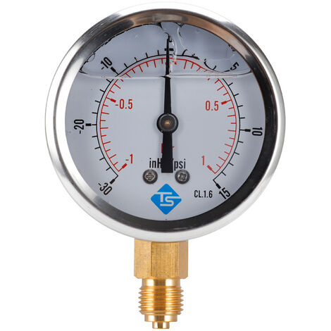 Yardwe 1/4NPT Manomètre de pression deau dair manomètre de pression de haute Manomètre pour eau 0-250 Bar 