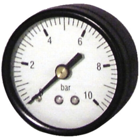 Manomètre ABS, sec non remplissable Ø 50mm, 0/10bar - DIFF