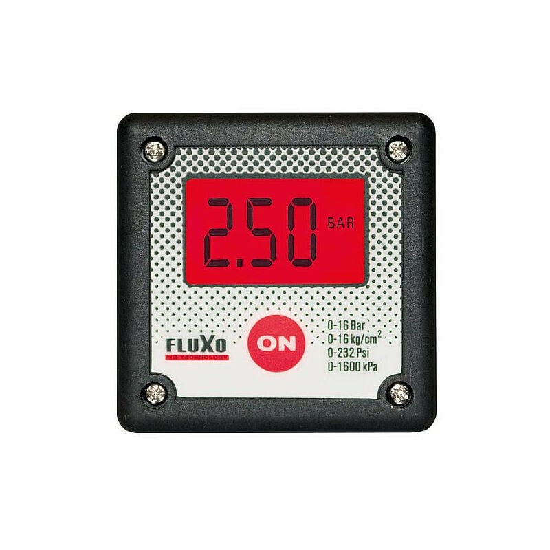 Manometre AEROTEC digitale max. 16 bar avec filetage male DN6 (1/8)