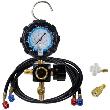 Manomètre basse pression pour réfrigérant de climatiseur R410A 134A R22--