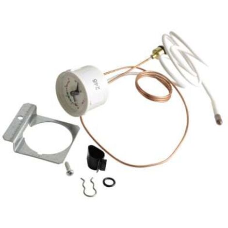 Manomètre chauffage central – Pression max 4 bars – Filetage 1/2'' – Compatible appareils ELM Leblanc – Accessoires inclus - 87167622460