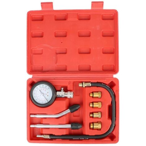 Manomètre de compression pour moteurs à essence avec adaptateur M10 M12 M14--