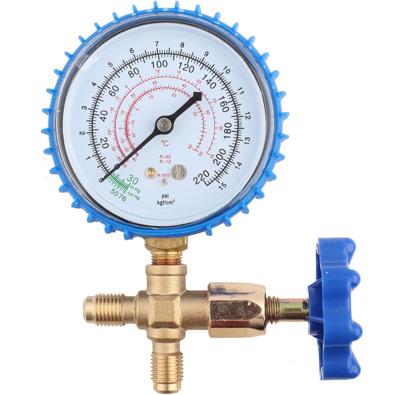 Manomètre de pression de recharge de fluide frigorigène pour climatisation R410A R22 R134A R404A