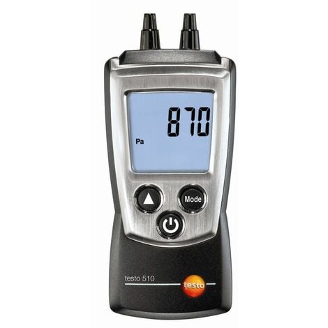 Manomètre économique pour pression gaz et tirage cheminée - Testo 510