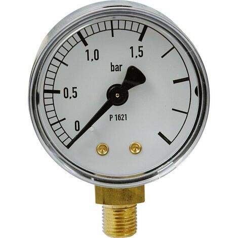 Manomètre gaz radial 1 bar