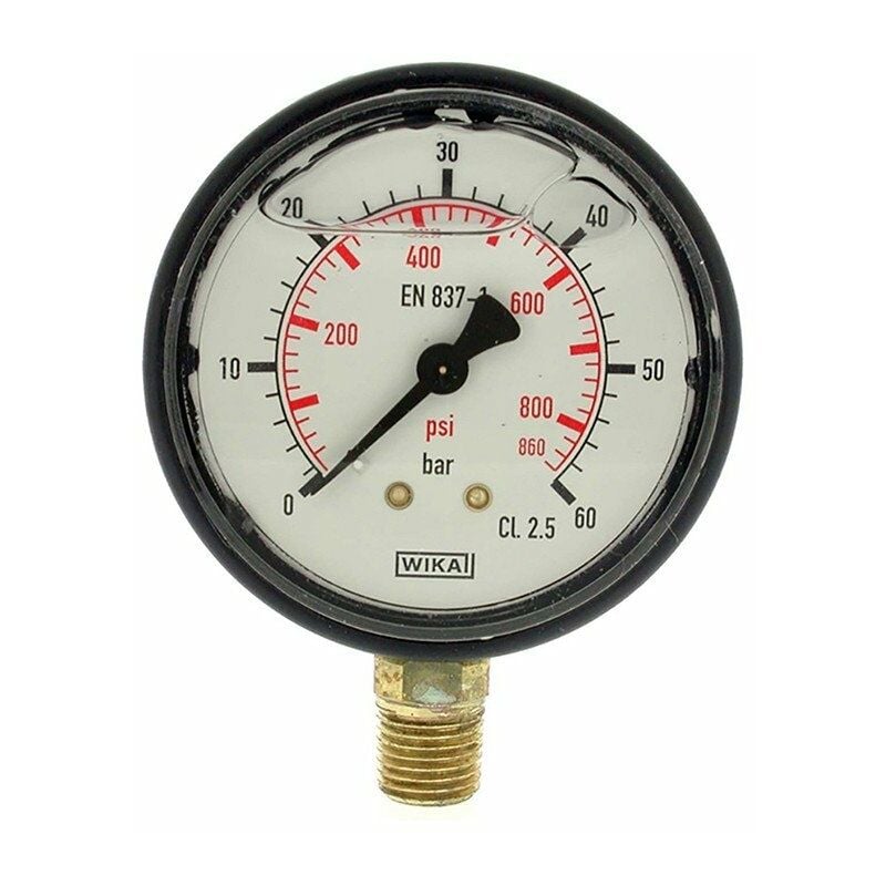 Manomètre glycérine 0/60 bar