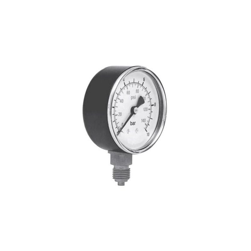 Manomètre 0 à 16 bar système de vissage en dessous. (ø) 63 mm connexion G1/4 ICH 301.63.16