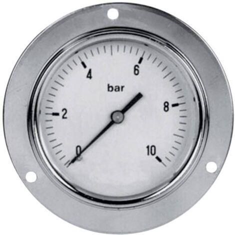 Manomètre ICH 304.63.10 Raccordement (manomètre) à l'arrière 0 à 10 bar Filetage extérieur 1/4" 1 pc(s) S62256