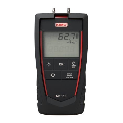 Manomètre KIMO 2000mbar max, Différentielle ( Prix pour 1 )