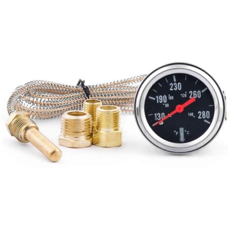 Manomètre mécanique 12V pour la température de l'eau (indicateur de température pour voiture)
