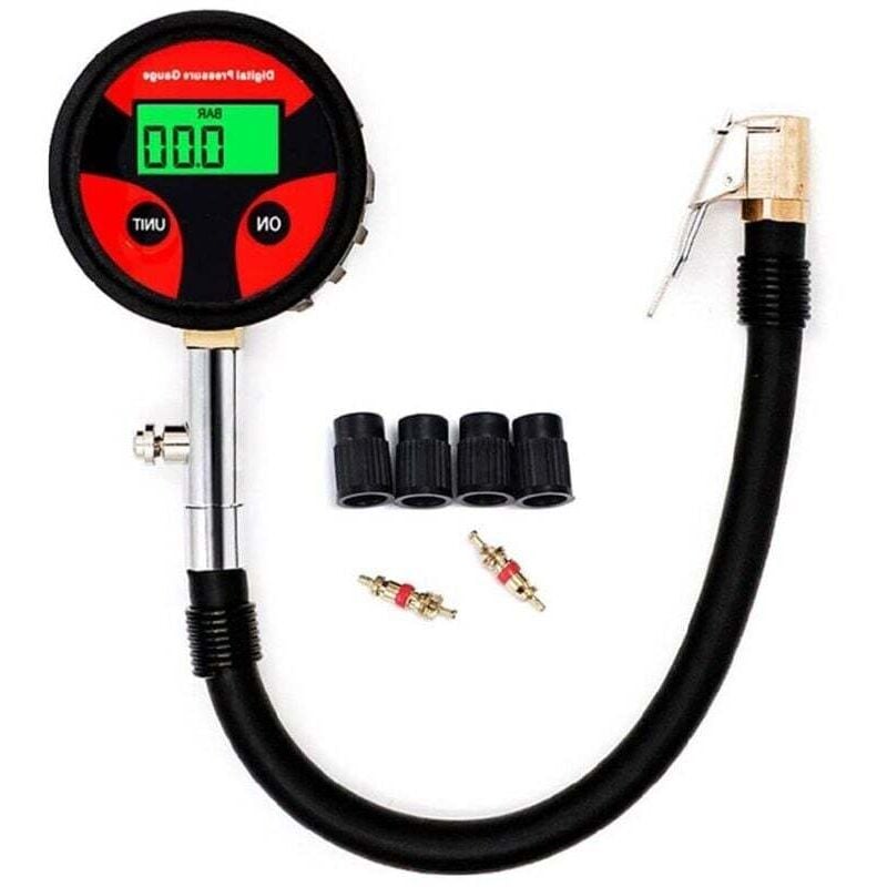 Image of Manomètre Numérique De Pression Des Pneus De Voiture Jauge De Gonflage Détecteur D'Air