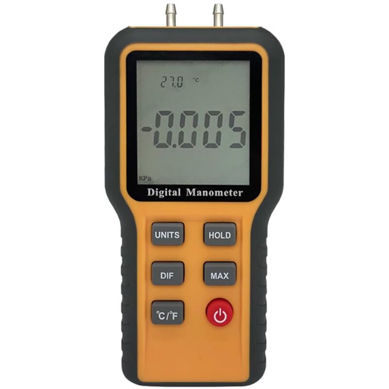 Manomètre numérique, manomètre différentiel de pression d'air, outil de mesure de la température intérieure, appareil de mesure de la pression des
