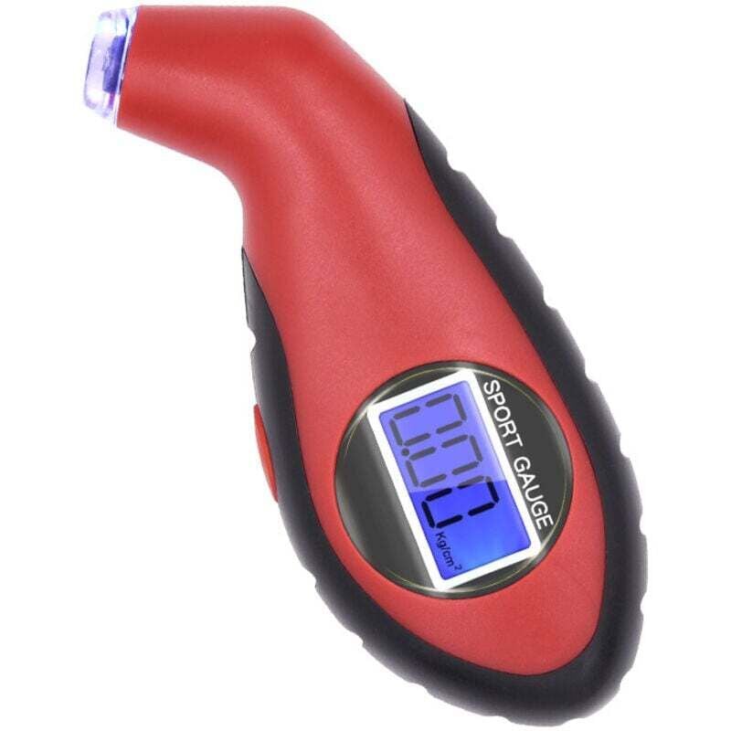 Image of Manomètre Numérique Pression Pneus Électronique Jauge De Contrôle Haute Précision