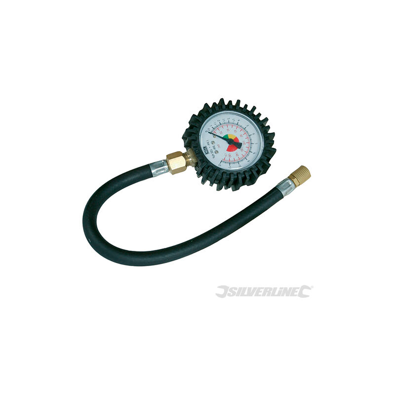 Silverline - 282411 Manómetro para neumáticos